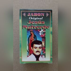 3X JESUS MALVERDE Jabon Esoterico /  Ward Away Evil Spirits Bath Soap - 3 SOAPS